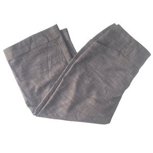 BOGO SALE Courtenay Wide Leg Capris Pants Gray Size 10